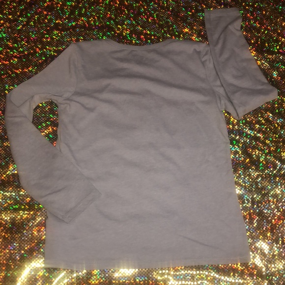 Children Place Love Unicorn Gray Girls Top - Picture 5 of 13